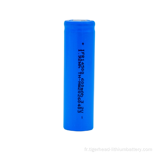 Batterie lithium-ion cylindrique 14500 500 mAh 3,7 V